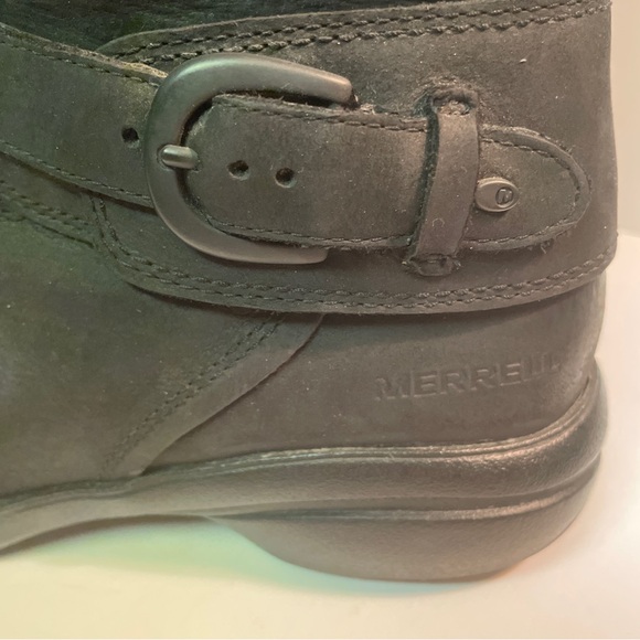 Merrell Boots Captiva Buckle Down Waterproof Leather Zip
Black J69130 Womens 10 - Picture 6 of 14